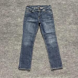 Levis 526 Slender Straight Jeans Womens 12M Blue Medium Wash Stretch Denim